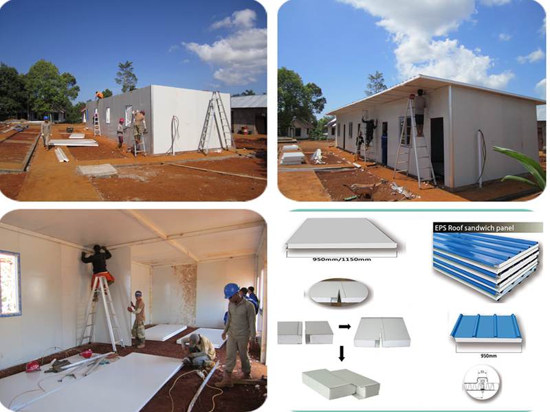 Appliaction with sandwich panels Appliaction with sandwich panels
